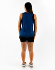 Blusa Dama Sin Mangas Azul Rey Jaspe