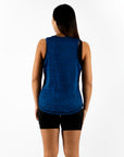Blusa Dama Sin Mangas Azul Rey Jaspe