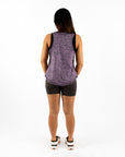 Blusa Dama Sin Mangas Morado Jaspe