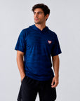 Playera RULER béisbol Camo azul