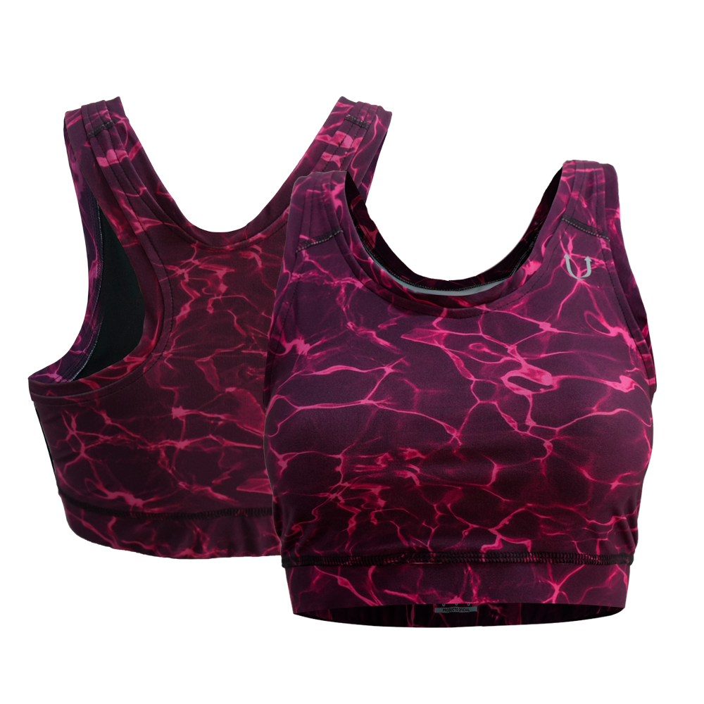 Sport Bra Pink Water