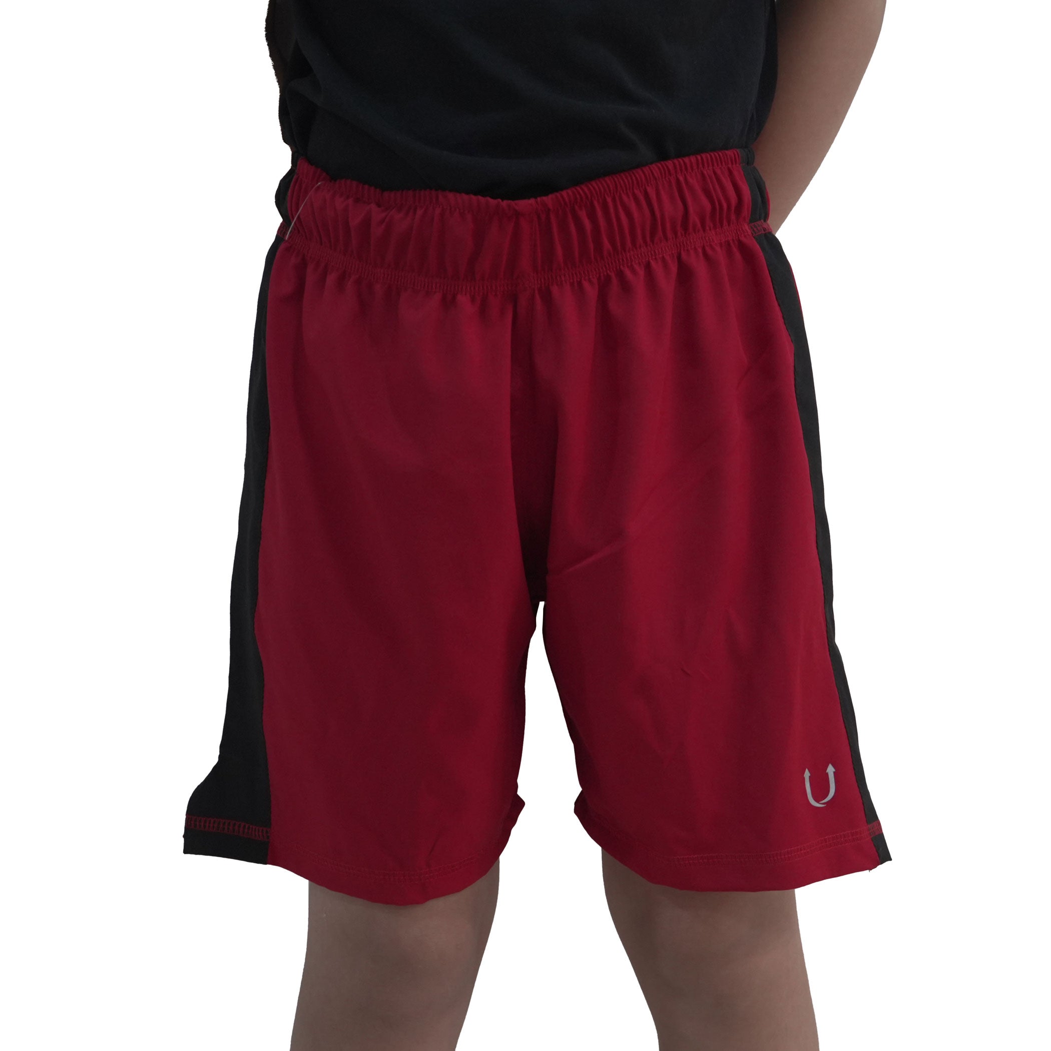 Short Niño RULER Rojo Lateral Negro