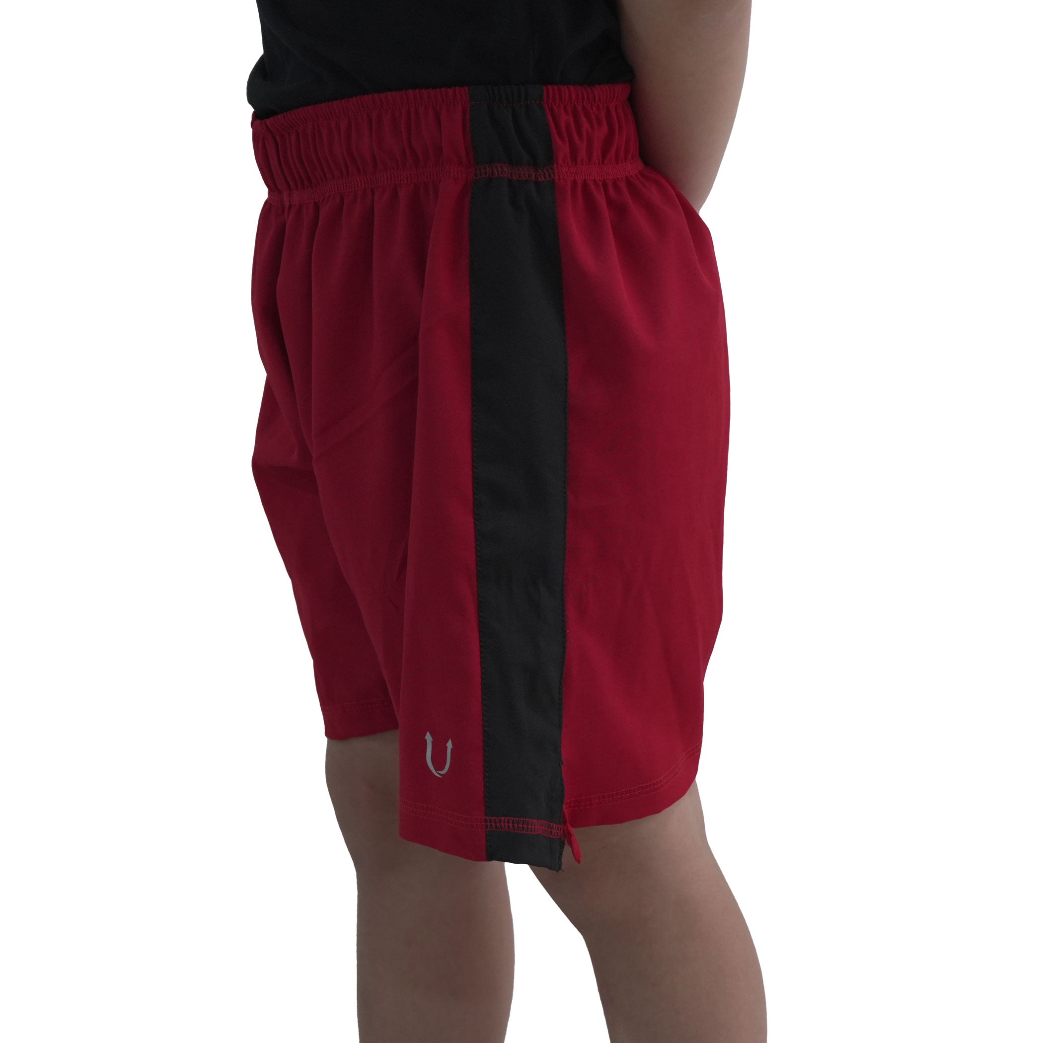 Short Niño RULER Rojo Lateral Negro
