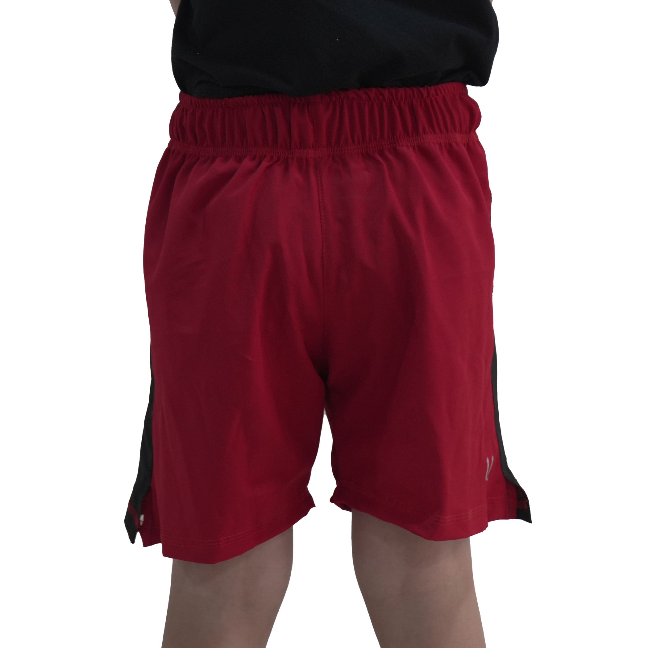 Short Niño RULER Rojo Lateral Negro
