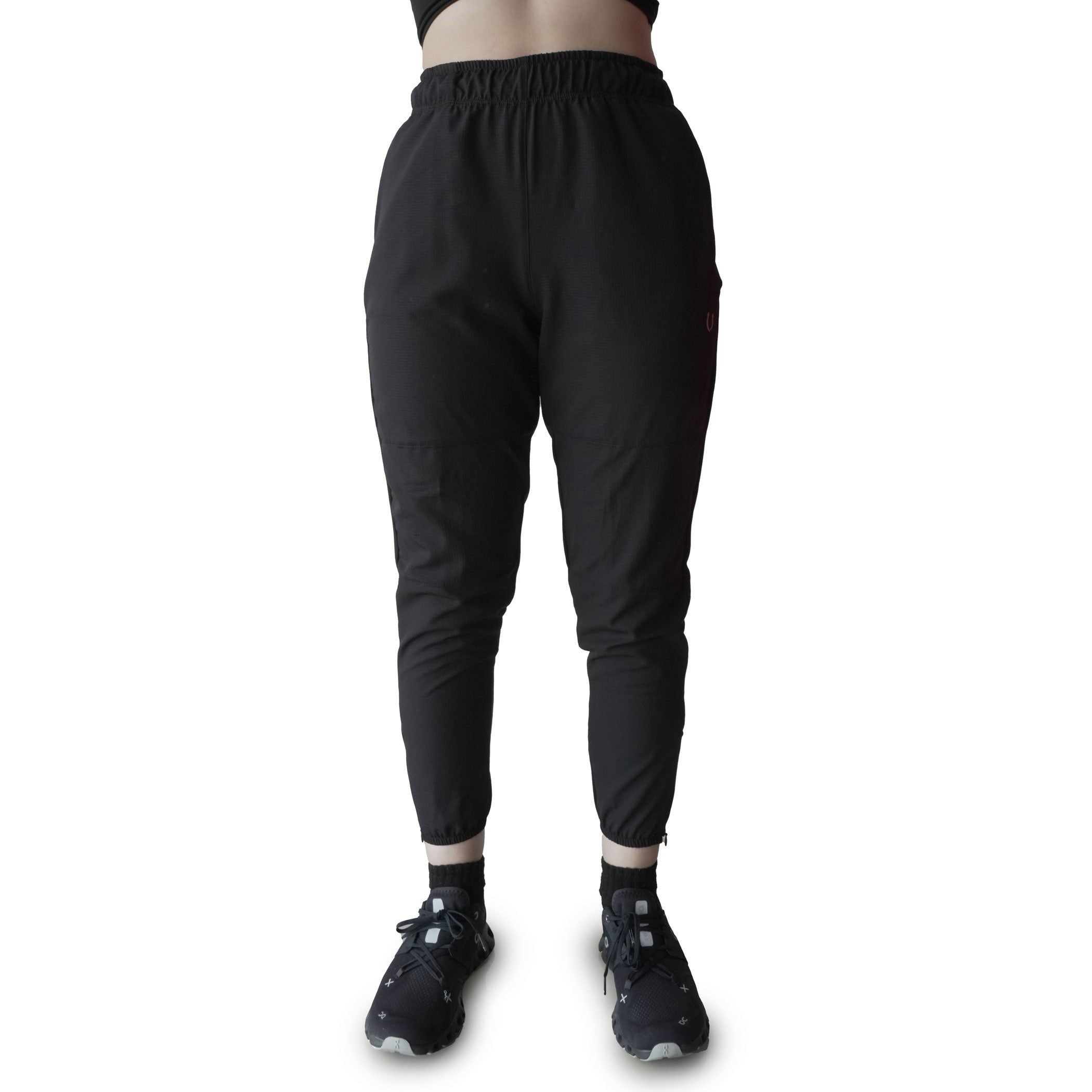 Jogger Dama con cierres color Negro