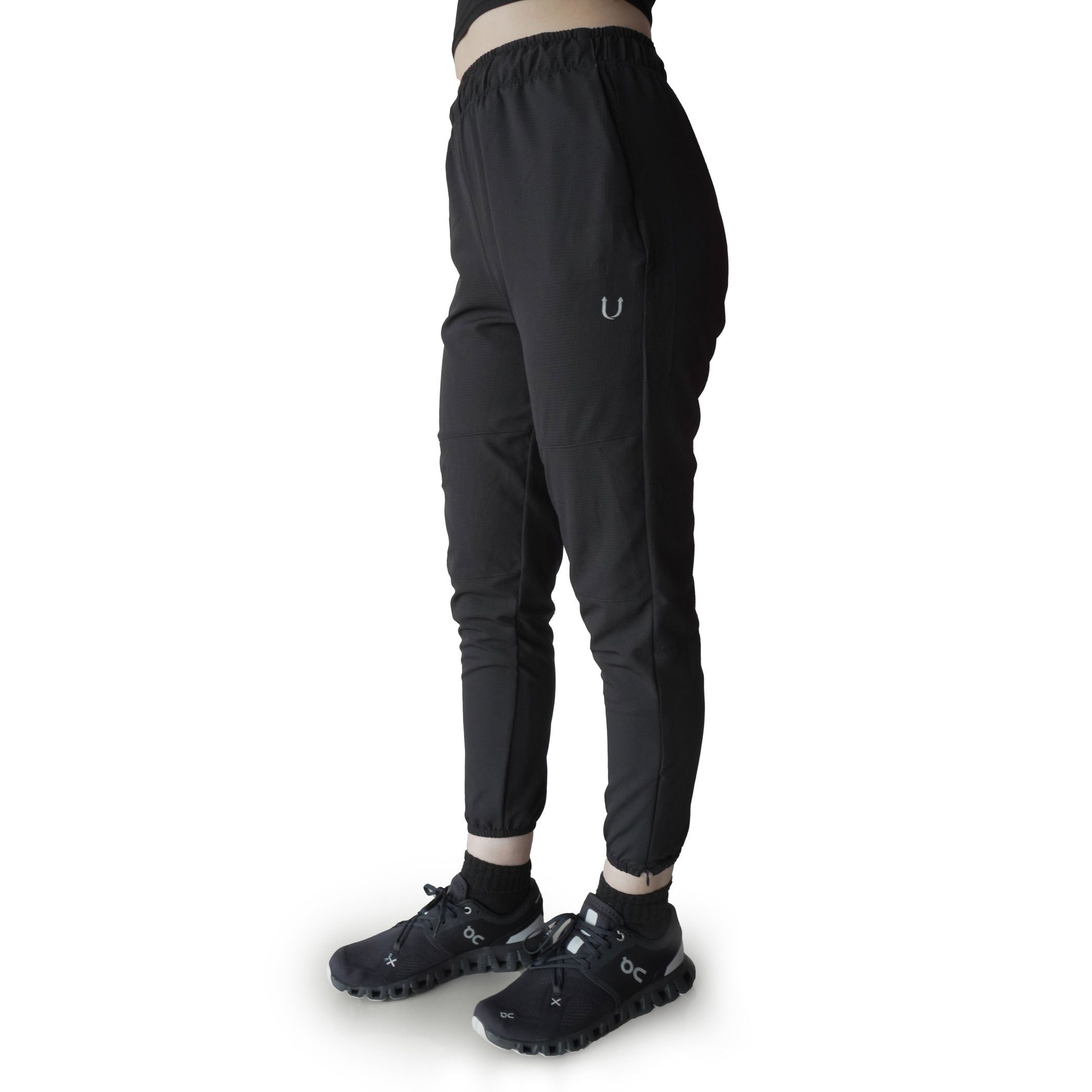 Jogger Dama con cierres color Negro