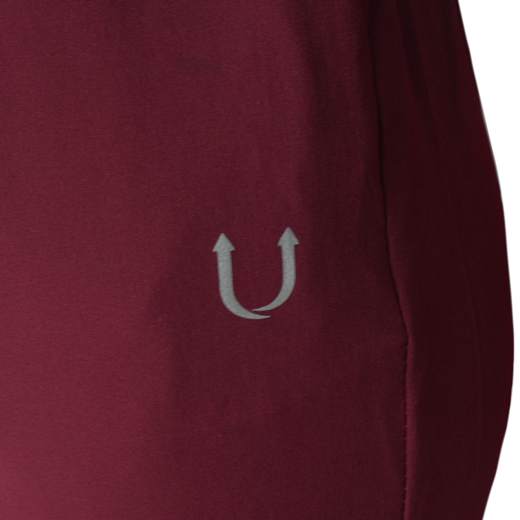 Jogger Dama con cierres color Guinda
