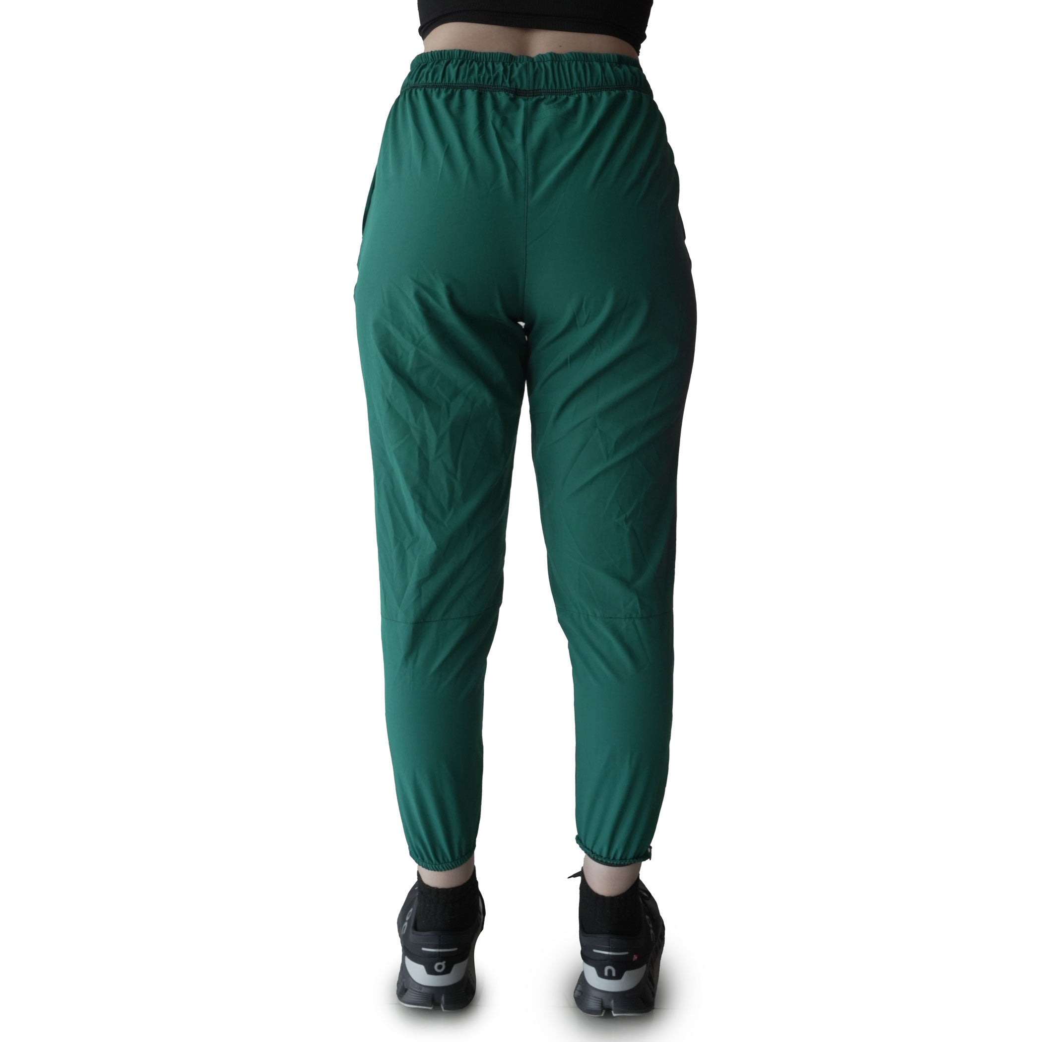 Jogger Dama con cierres color verde jade