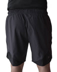 Shorts Training RULER Gris vista Negra