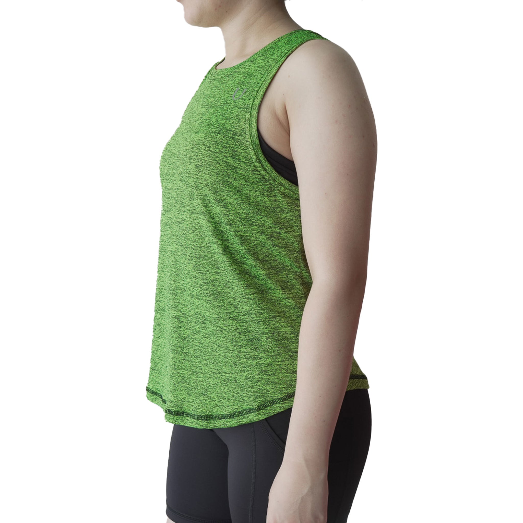 Blusa Dama Sin Mangas Verde Jaspe