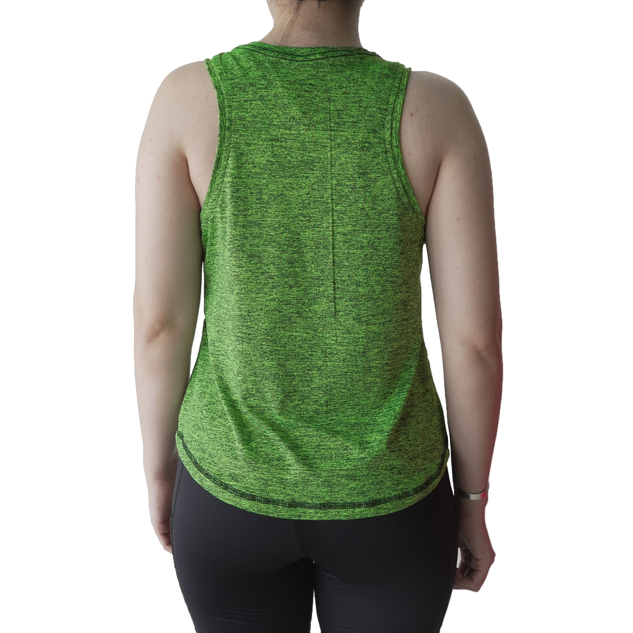 Blusa Dama Sin Mangas Verde Jaspe