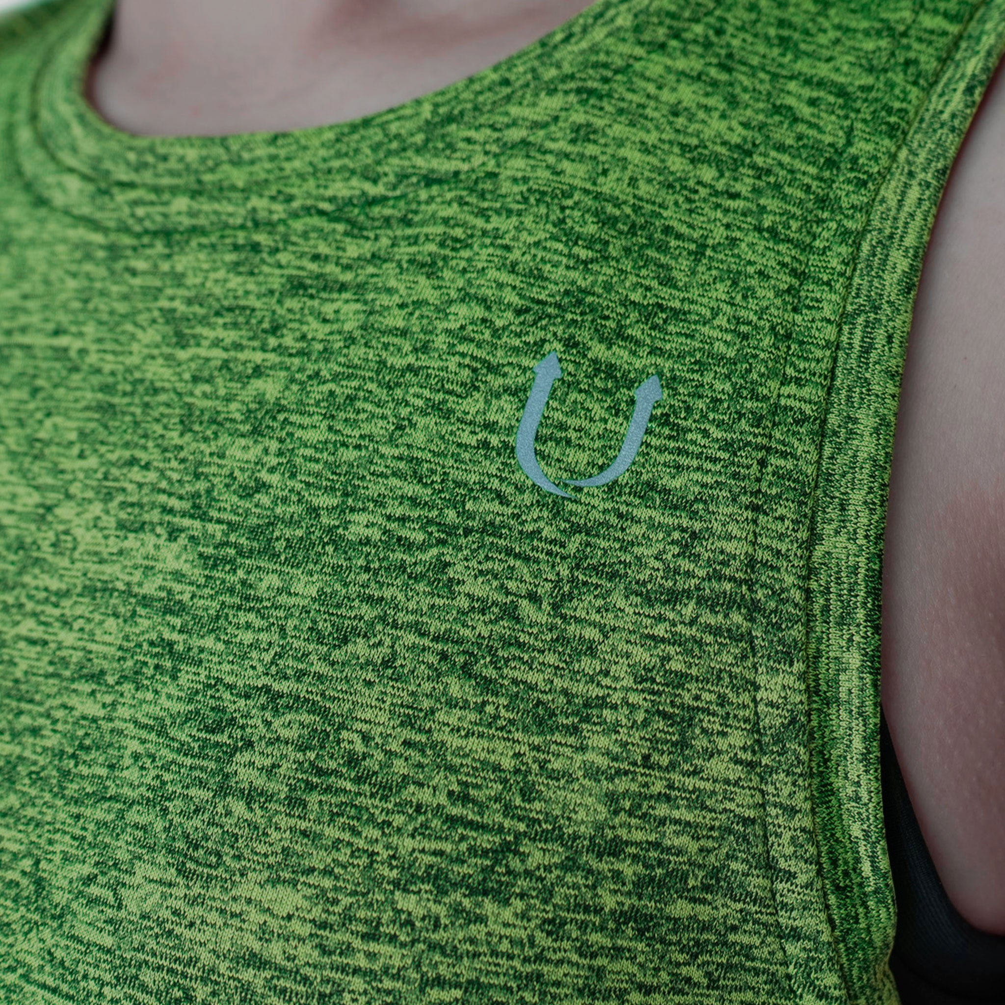 Blusa Dama Sin Mangas Verde Jaspe