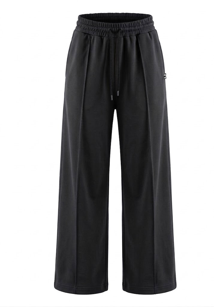 Jogger dama corte recto negro