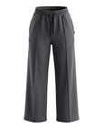 Jogger dama corte recto gris oxford