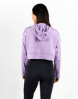Sudadera RULER Croptop Oversized color Lavanda