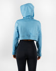 Sudadera RULER Croptop Oversized color Baby Blue