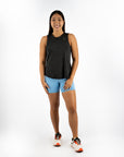 Blusa Dama Sin Mangas Negro Jaspe