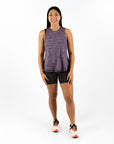 Blusa Dama Sin Mangas Morado Jaspe