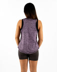 Blusa Dama Sin Mangas Morado Jaspe